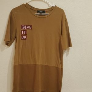 Forever 21 Men Give it up shirt extra Small